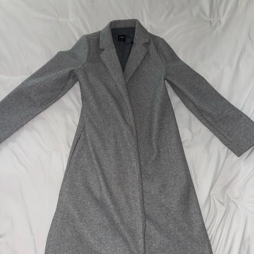 Zara Classic Gray Trench Coat